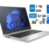 HP EliteBook x360 830 G8 Convertible Laptop mit Intel i7-1165G7, 32GB RAM, 1TB SSD, Touchscreen, 5G LTE, Windows 11