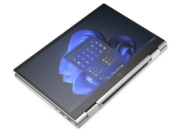 HP EliteBook x360 830 G8 im Tablet-Modus mit Touchscreen und Windows 11