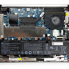 HP EliteBook 840 G8 Innenansicht mit wechselbaren Komponenten Innenansicht des HP EliteBook 840 G8 mit wechselbarem WWAN-Modul, WLAN-Modul, 2x DDR4 SO-DIMM RAM-Slots, M.2 NVMe 2280 SSD und Akku